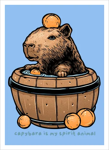 Capybara is my spirit animal