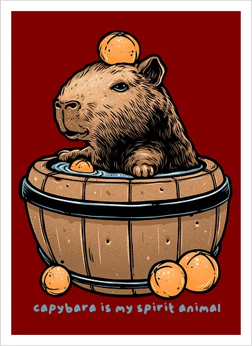 Capybara is my spirit animal