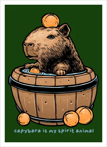 Capybara is my spirit animal
