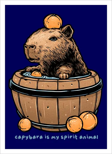 Capybara is my spirit animal