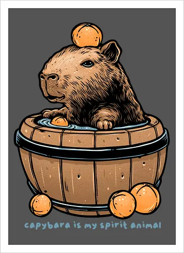 Capybara is my spirit animal