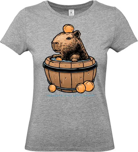 Capybara is my spirit animal - Animal, funny, cute, capybara, animals, humor - Standard T-Shirt (Women)