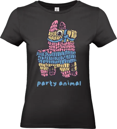 Party Animal - Cute, animal, horse, party, colorful, funny, kids - Standard T-Shirt (Women)