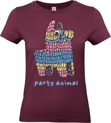 Party Animal - Cute, animal, horse, party, colorful, funny, kids - Standard T-Shirt (Women)