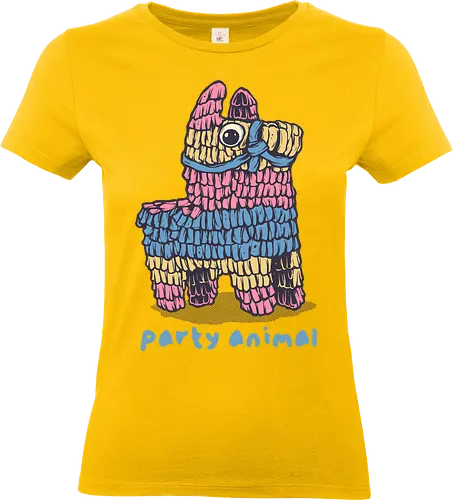 Party Animal - Cute, animal, horse, party, colorful, funny, kids - Standard T-Shirt (Women)