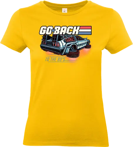 Go back to the 80’s - Movie, film, sci-fi, science fiction, mash-up, time travel, action - Standard T-Shirt (Women)