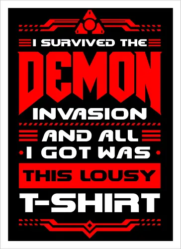 I survived the demon invasion TShirt