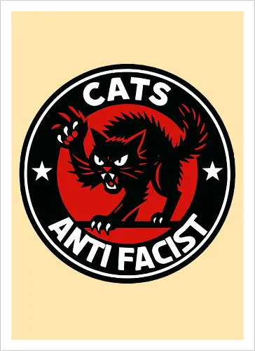 Cats Anti Facist