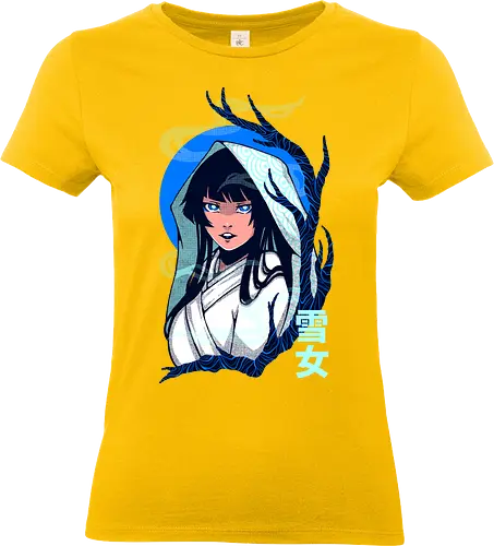 YUKI ONNA - yuki onna, yuki, japan, japanese, yokai, anime, snow, snow lady, halloween - Standard T-Shirt (Women)