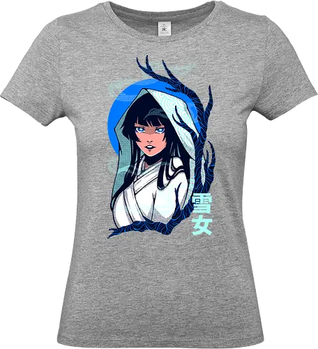 YUKI ONNA - yuki onna, yuki, japan, japanese, yokai, anime, snow, snow lady, halloween - Standard T-Shirt (Women)
