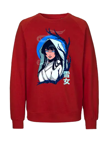 YUKI ONNA - yuki onna, yuki, japan, japanese, yokai, anime, snow, snow lady, halloween - Fairtrade Sweatshirt