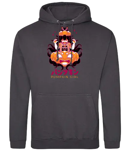 PUMPKIN GIRL - halloween, pumpkin, pumpkin girl, cute, kawaii, fantasy, gothic, lolita, gothic lolita - Standard Hoodie