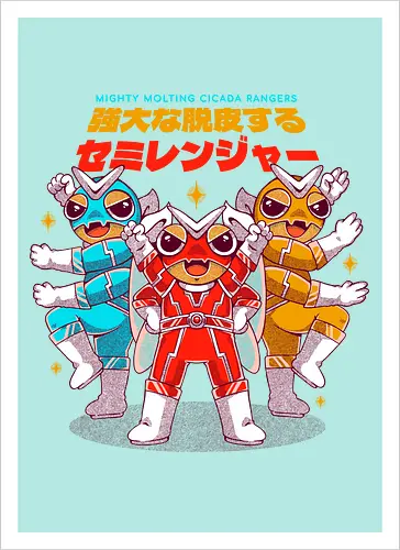 MIGHTY MOLTING CICADA RANGERS