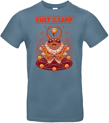 PRAISE THE LAMP! - moth, cute, cult, funny, joke, retro, fantasy, halloween, lamp - Standard T-Shirt