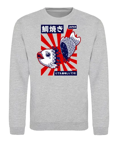 TAIYAKI - taiyaki, japan, japanese, food, japanese food, sweet, fish, cute, kawaii, culture - Sweatshirt