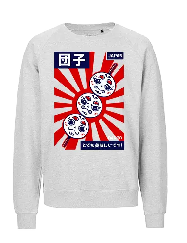 DANGO - dango, japan, japanese, japanese food, sweet, cute, culture, asia - Fairtrade Sweatshirt