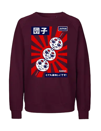 DANGO - dango, japan, japanese, japanese food, sweet, cute, culture, asia - Fairtrade Sweatshirt