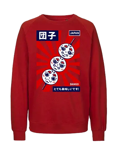 DANGO - dango, japan, japanese, japanese food, sweet, cute, culture, asia - Fairtrade Sweatshirt