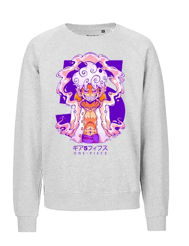 GEAR V - Pirate, pirate, Pirate, anime, manga, joy boy, gear v, gear five, fanart - Fairtrade Sweatshirt