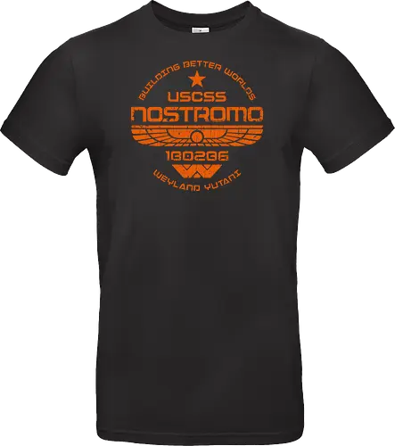 USCSS Nostromo - nostromo, ridley scott, ripley, alien, 80s, aliens, cyberpunk, dystopia, facehugger, lv 426, movies, sci fi, weyland yutani, xenomorph - Standard T-Shirt
