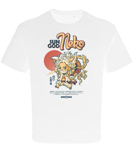 Sun God Neko on White 2