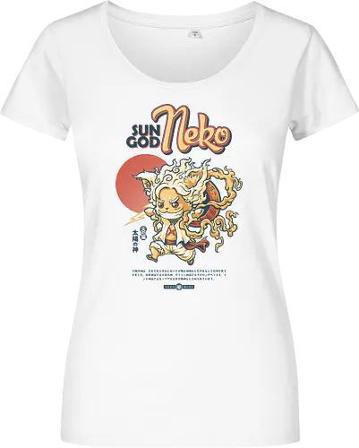 Sun God Neko on White 2