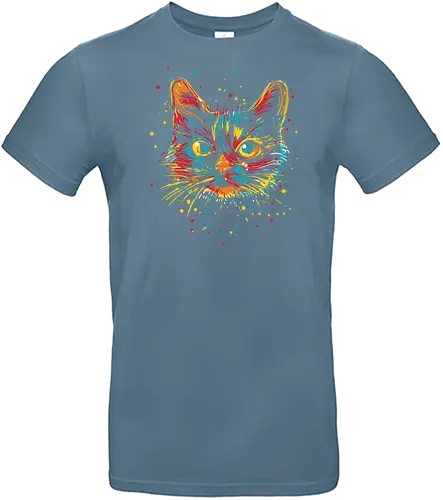 psychedelicat - cat, kitty, catnip, psychedelic, animals - Standard T-Shirt