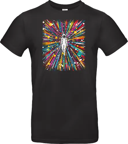High speed state of consciousness - cosmonaut, astronaut, psychedelic, colorfull, space - Standard T-Shirt