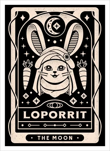 Loporrit Vintage Tarot Card