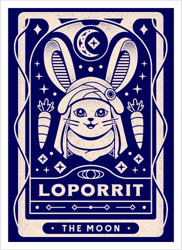 Loporrit Vintage Tarot Card