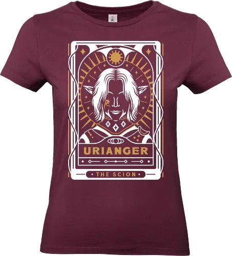 Urianger Tarot Card - Cloud, Villain, video game, fat chocobo, vivi ornitier, black mage, fantasy, zanarkand, blitzball, final 9, final 7, final ix, final xiv, final 14, urianger, tarot card, quina quen, Cactus, Kupo, Kweh, final xiv, ff14 - Standard T-Shirt (Women)
