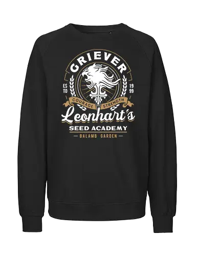 Squall Seed Academy Vintage - final 9, final 7, final 8, final viii, Squall, final xiv, ff14, Cloud, Villain, video game, fat chocobo, vivi ornitier, black mage, fantasy, final ix, quina quen, Cactus, Kupo, Kweh - Fairtrade Sweatshirt