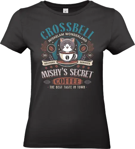 Mishelam Wonderland Coffee - trails to azure, tio plato, mishy, legend heroes, crossbell, bracer guild, thors military academy, trails from zero, ramen, noodles, trails into reverie, trails of cold steel, gamer, gaming, video game - Standard T-Shirt (Women)