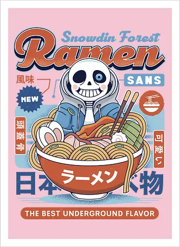 Snowdin Forest Ramen Vintage