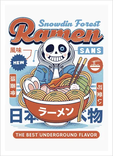 Snowdin Forest Ramen Vintage