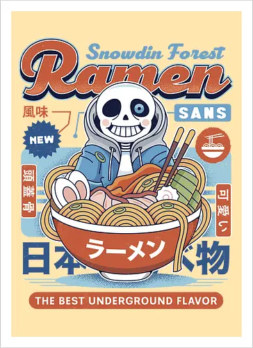 Snowdin Forest Ramen Vintage