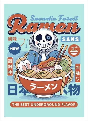 Snowdin Forest Ramen Vintage