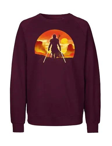 The Bounty Hunter knight - pop culture, bounty hunter, scifi, science fiction movie, tv show, television - Fairtrade Sweatshirt