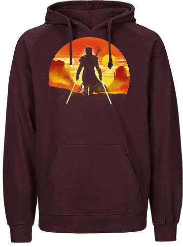 The Bounty Hunter knight - pop culture, bounty hunter, scifi, science fiction movie, tv show, television - Fairtrade Hoodie