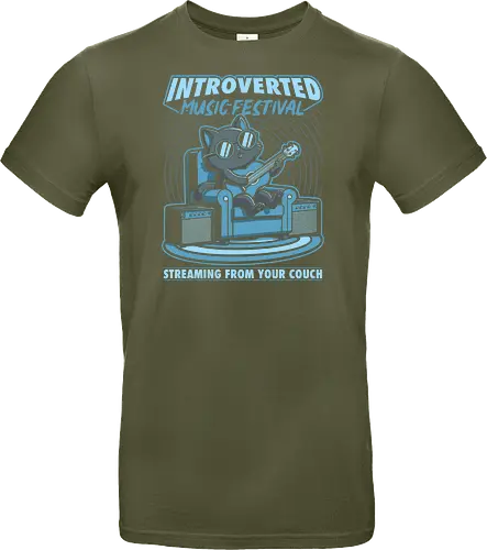 Introverted Music Cat