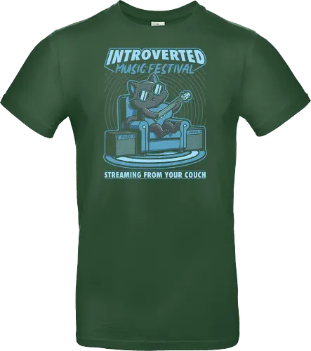 Introverted Music Cat