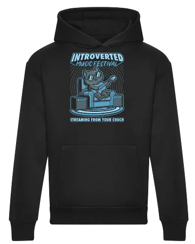Introverted Music Cat
