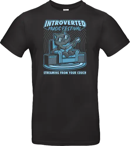 Introverted Music Cat
