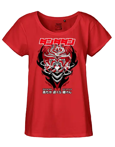 OKARUN - dan da dan, anime, manga, okarun, turbo granny, fanart - Fairtrade Girl Shirt