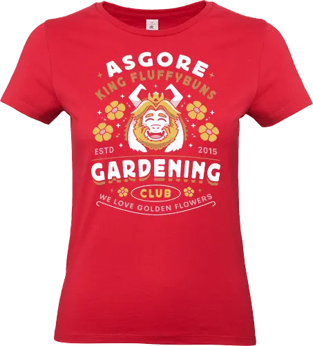 Asgore Gardening Club - Tale, deltarune, muffet, sans, spider cider, indie game, video game, gaming, rpg, flowey, mettaton, gamer, papyrus, toriel, asgore - Standard T-Shirt (Women)