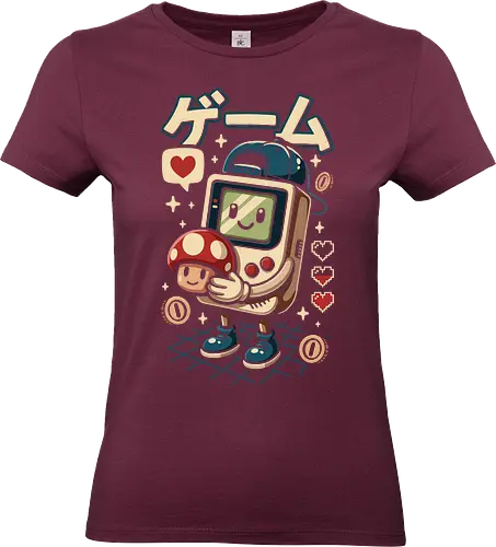 Lustiges süßes Retro-Gaming - Ästhetik, süß, lustig, lustiges T-Shirt, Gamer, Geek, Illustration, Japan, kawaii, Old School, Popkultur, Retro, Retro-Gamer, Retro-Gaming, Videospiel, lm2kone - Standard T-Shirt (Women)