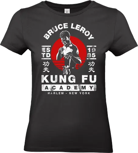 Bruce Leroy Academy  - the last dragon, 1980s, 1985, 80s movies, bruce leroy, comedy, kung fu, last dragon, retro, sho nuff, shogun of harlem, shonuff, sports, ufc, vintage - Standard T-Shirt (Women)