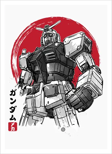 Gundam sumi e