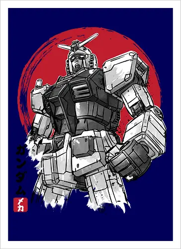 Gundam sumi e