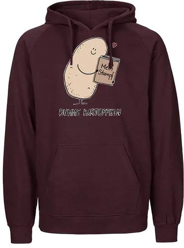 Dumme Kartoffeln - Mein Stampf - Kartoffeln, Rechtsextremismus, Mein Stampf, Menze, Cartoostrophal, gegen Rechts, Antifaschismus - Fairtrade Hoodie